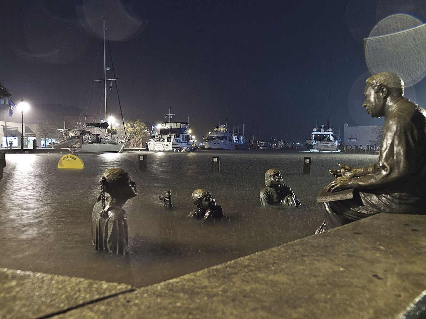 Flooding at Annapolis City Dock